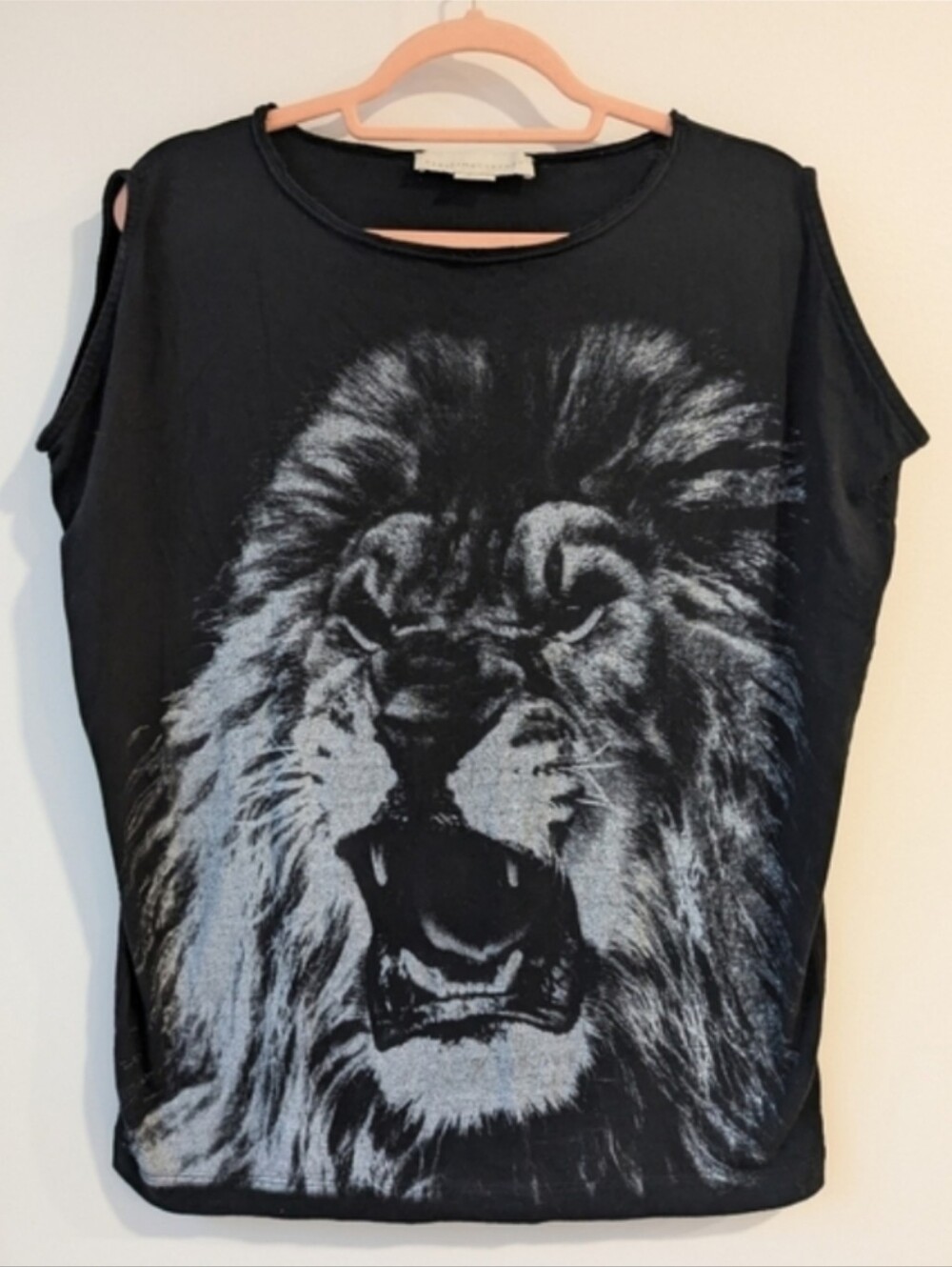 Stella McCartney Silk Jersey Lion Tank Top - Picture 3 of 8
